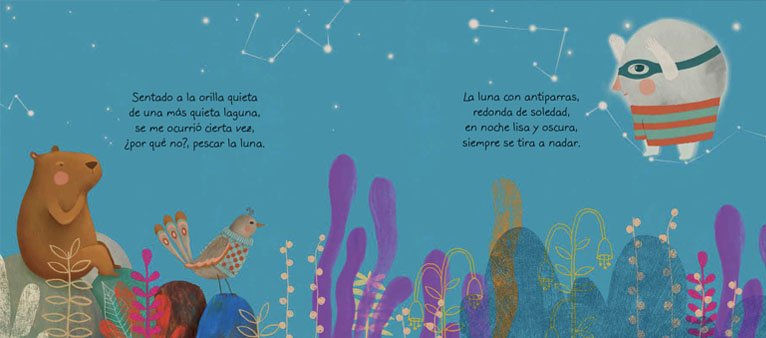 ¡Pesqué la luna!